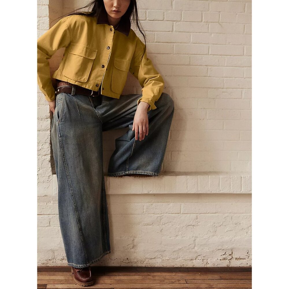 Free People- We The Free Bock Party Trouser Jeans - Picture 7 of 16